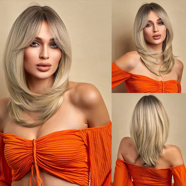 Medium-Length Wig