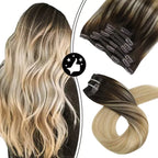 7-Piece Natural Hair Weft Kit - Snap Clip