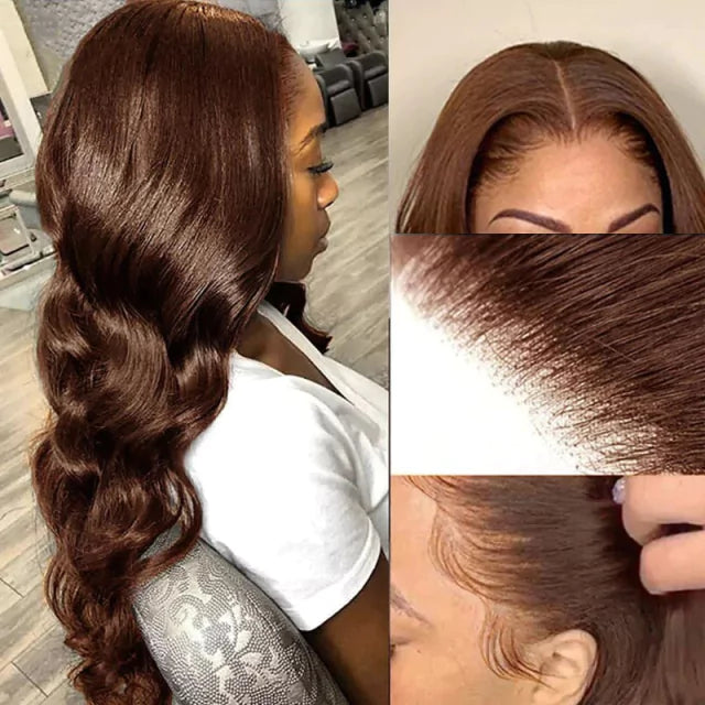 Long Humanized Fiber Lace Wig