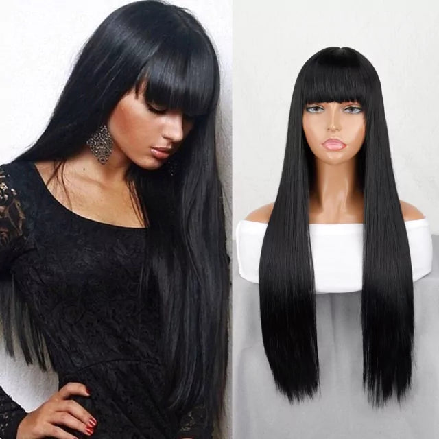 Straight Wig with Front Lace