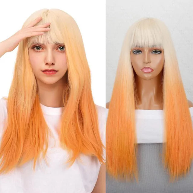 Straight Wig with Front Lace
