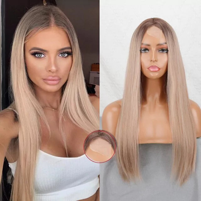 Straight Wig with Front Lace
