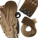 7-Piece Natural Hair Weft Kit - Snap Clip