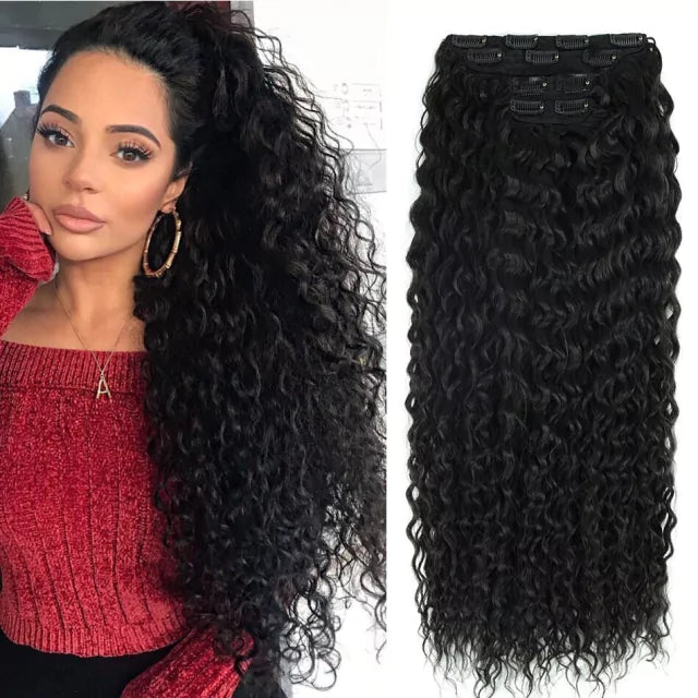 Curly Weft Kit - Bio Fiber Snap Clip