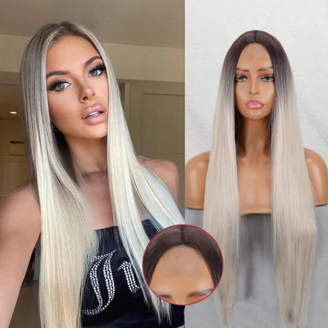 Straight Wig with Front Lace