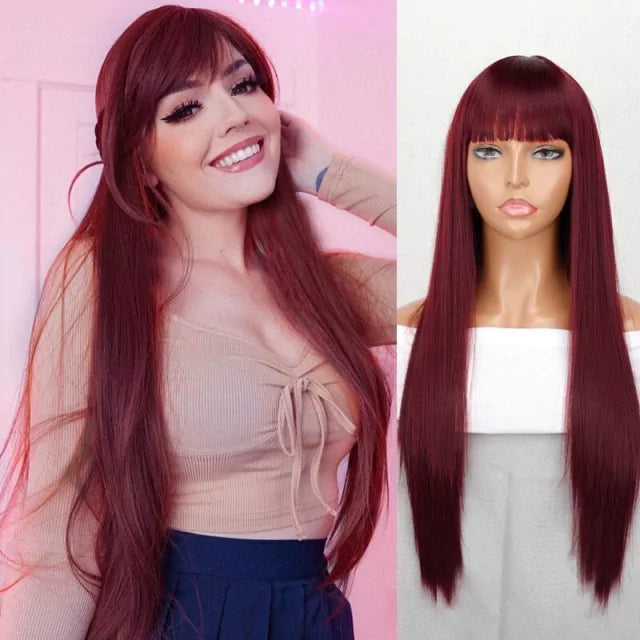 Straight Wig with Front Lace