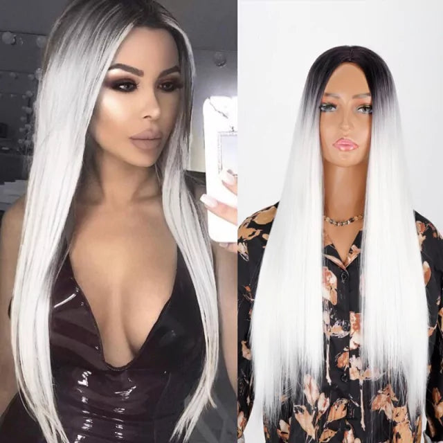 Straight Wig with Front Lace