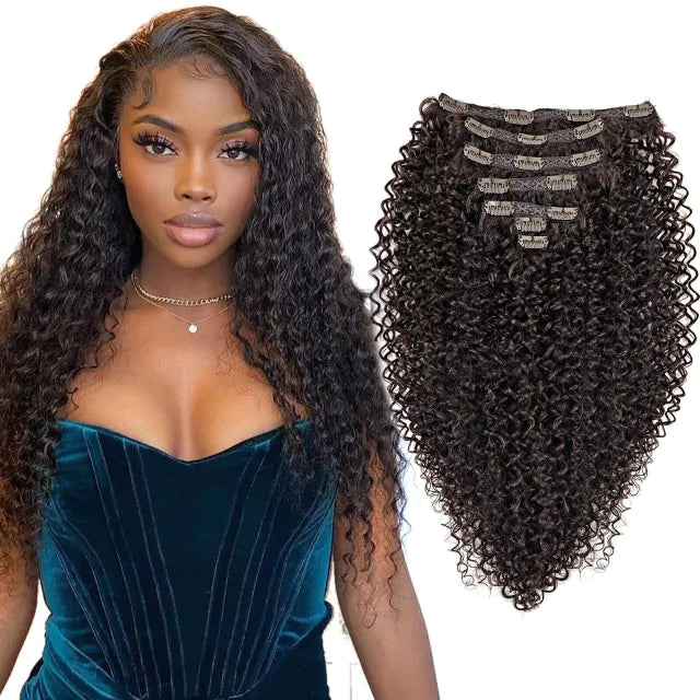 Curly Weft Kit - Bio Fiber Snap Clip
