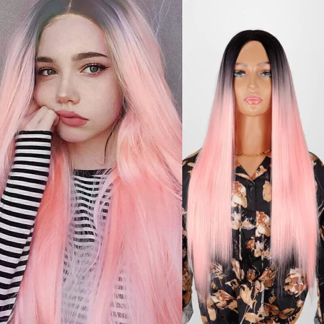 Straight Wig with Front Lace