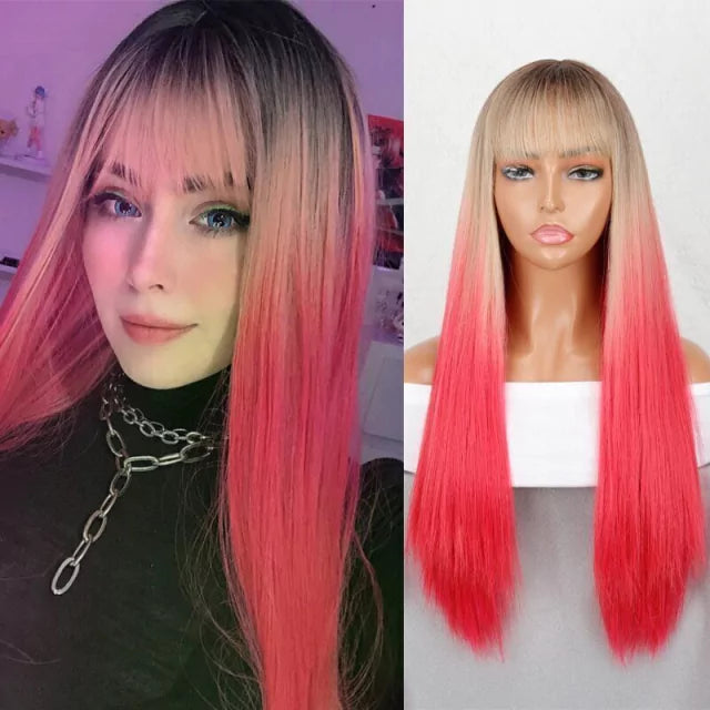 Straight Wig with Front Lace