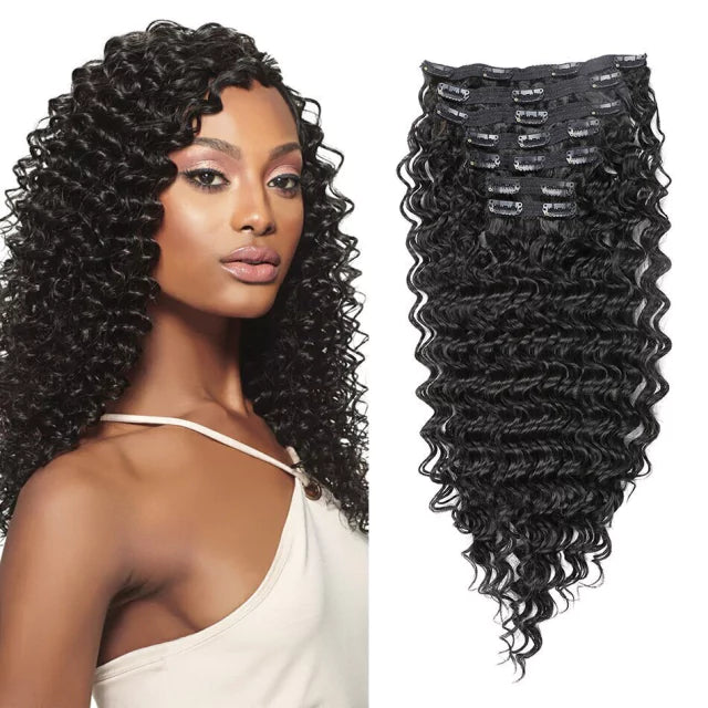 Curly Weft Kit - Bio Fiber Snap Clip
