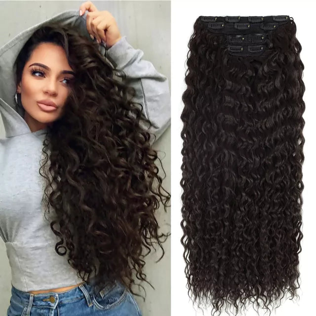Curly Weft Kit - Bio Fiber Snap Clip