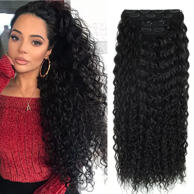 Curly Weft Kit - Bio Fiber Snap Clip