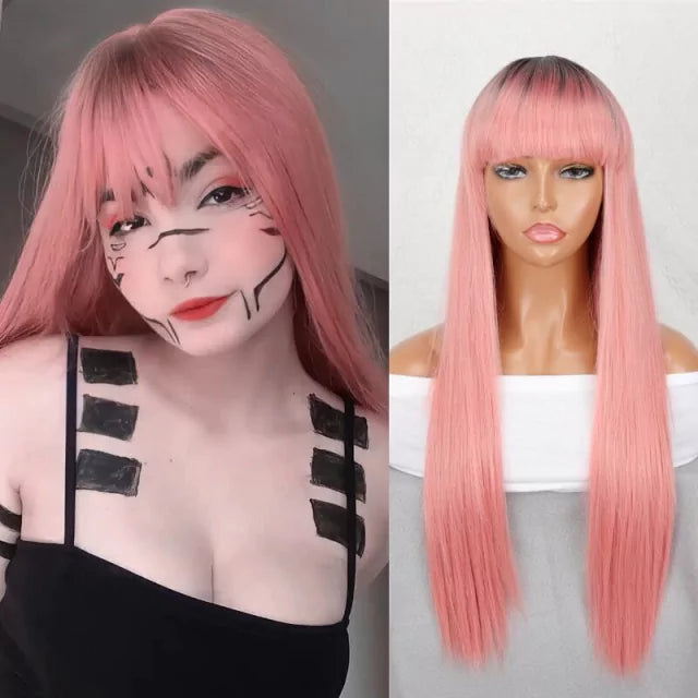 Straight Wig with Front Lace