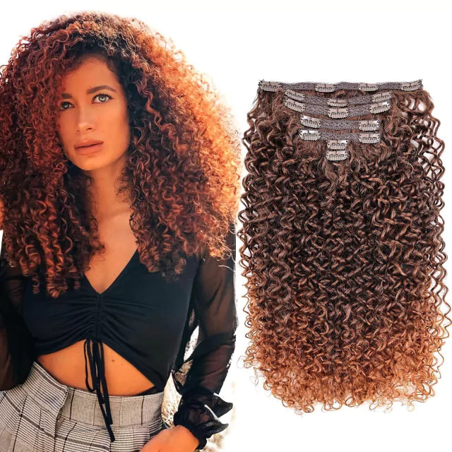 Curly Weft Kit - Bio Fiber Snap Clip
