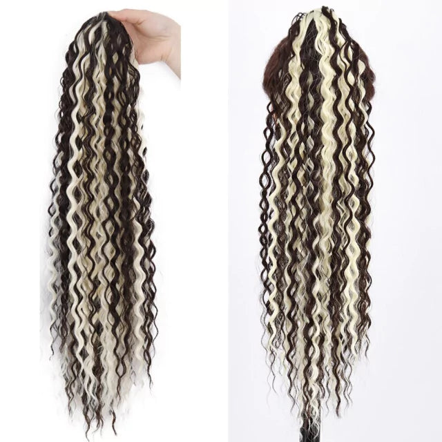 Organic Curly Ponytail - 65cm with Elastic