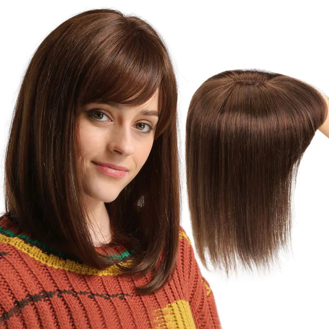 Human Hair Topper - 13x13 cm Base