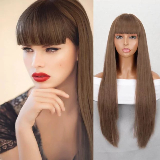 Straight Wig with Front Lace