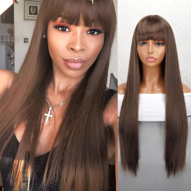 Straight Wig with Front Lace