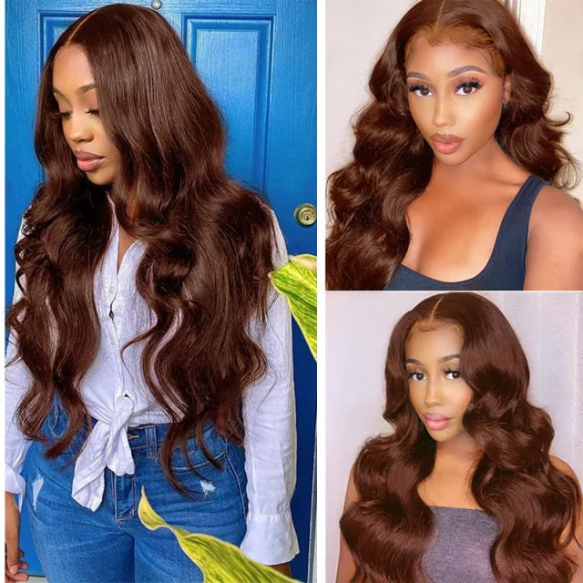 Long Humanized Fiber Lace Wig