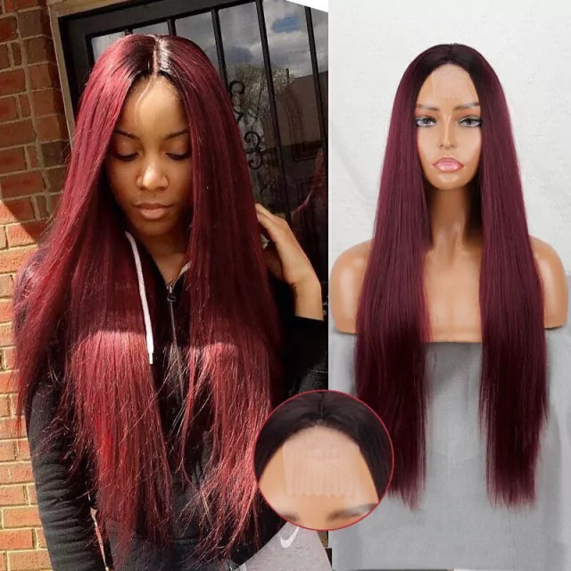 Straight Wig with Front Lace