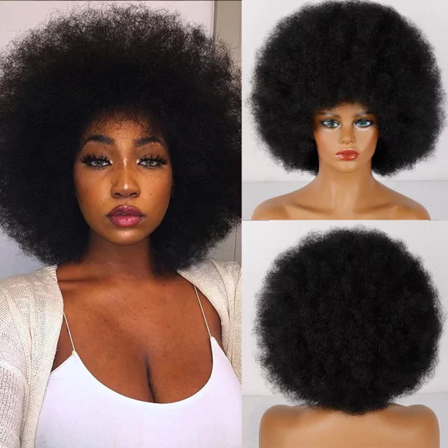 Black Power Wig