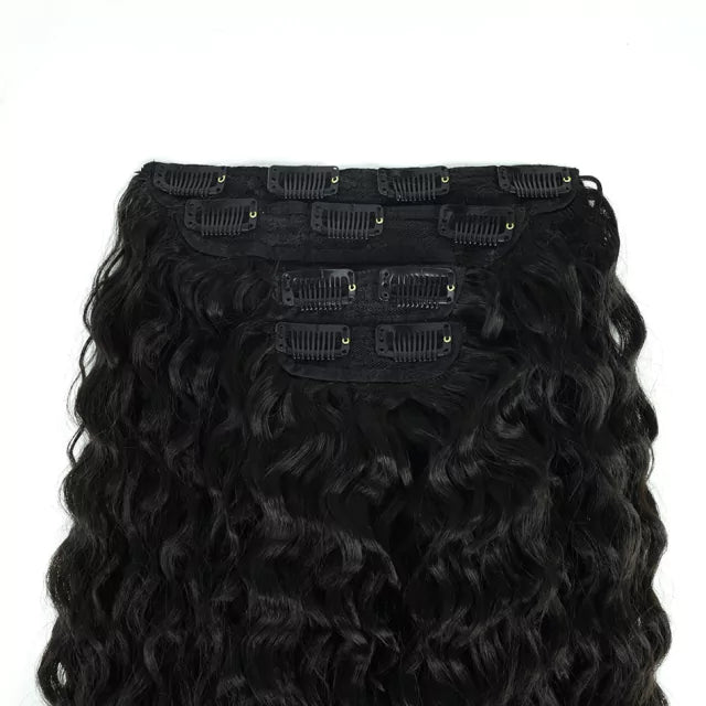 Curly Weft Kit - Bio Fiber Snap Clip