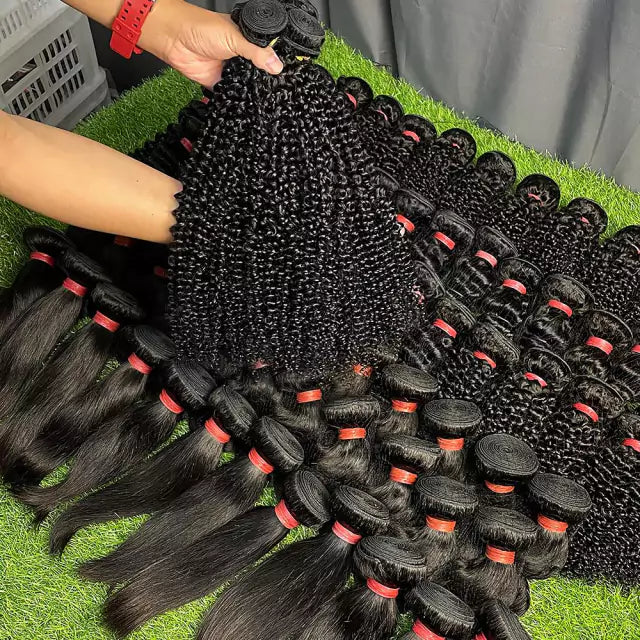 Curly Hair Weft - Sewn