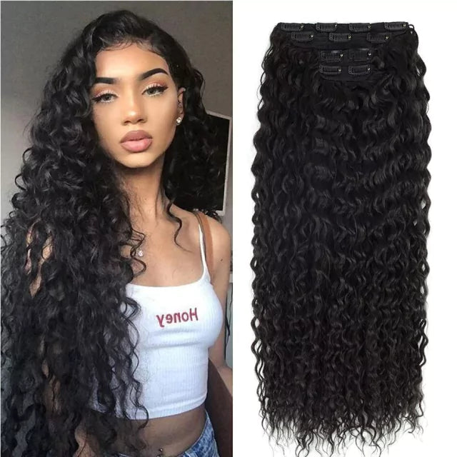 Curly Weft Kit - Bio Fiber Snap Clip