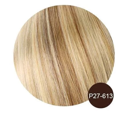 7-Piece Brazilian Natural Hair Weft Kit - Snap Clip