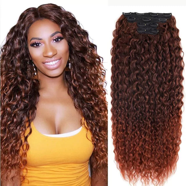 Curly Weft Kit - Bio Fiber Snap Clip