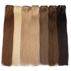 7-Piece Brazilian Natural Hair Weft Kit - Snap Clip