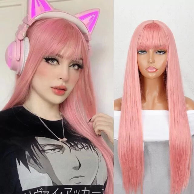 Straight Wig with Front Lace