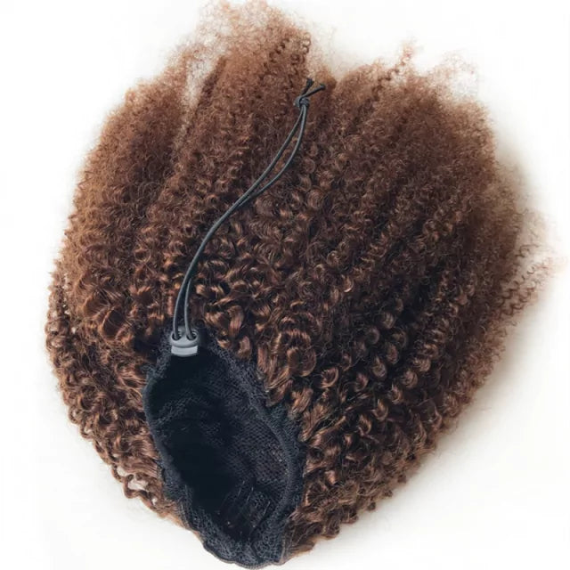 Coily Puff Bun Ponytail - Natural Hair