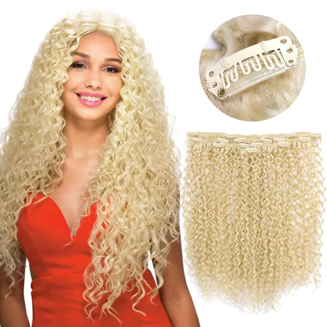 Curly Weft Kit - Bio Fiber Snap Clip