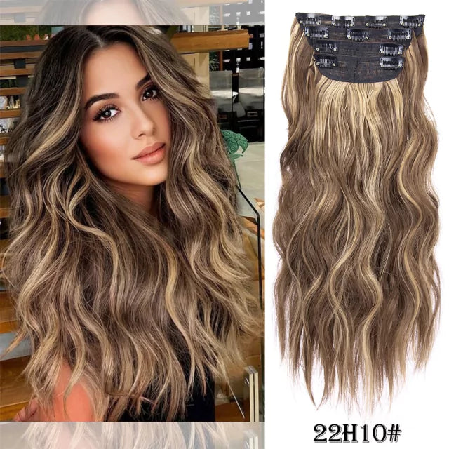 Organic Human Hair Weft Set - Snap Clip