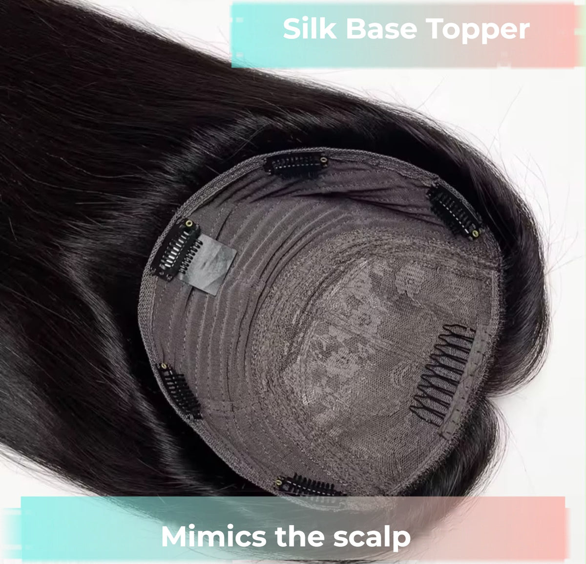 Silk Topper Wig - Natural Brazilian Hair