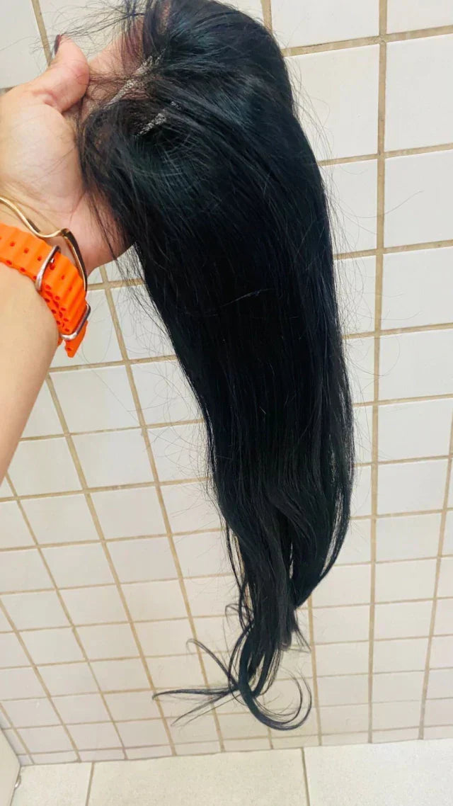 Human Hair Topper - Lace Base