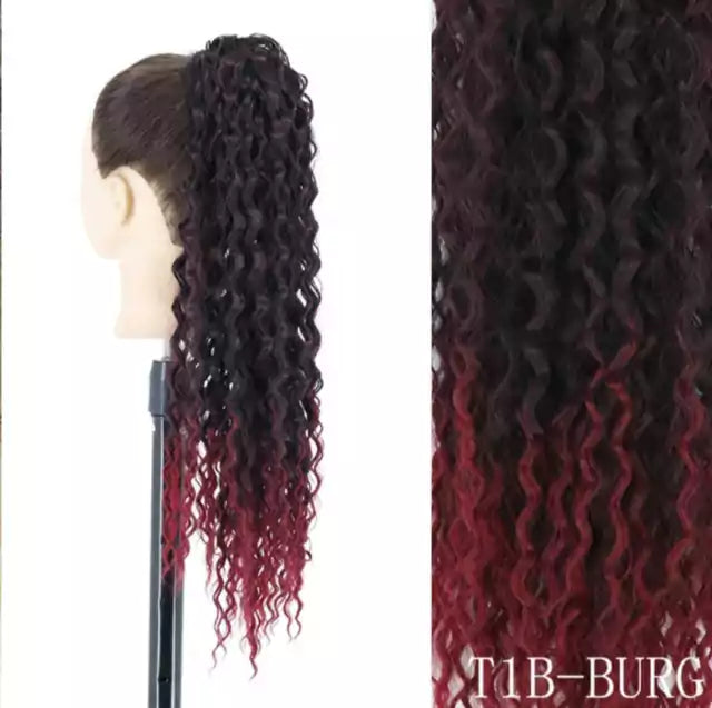 Organic Curly Ponytail - 65cm with Elastic
