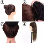 Organic Curly Ponytail - 65cm with Elastic