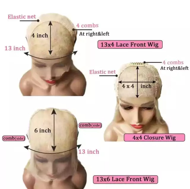 Blonde Lace Wig - Human Hair