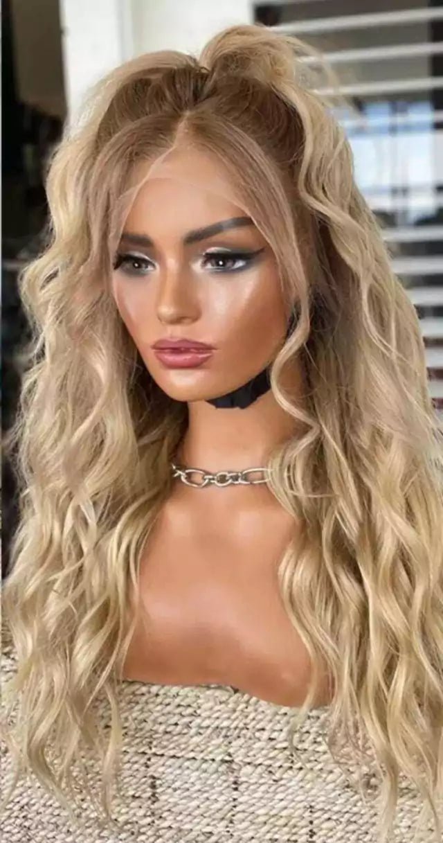 Premium Fiber Lace Wig - Free Part