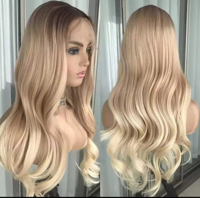 Premium Fiber Lace Wig - Free Part