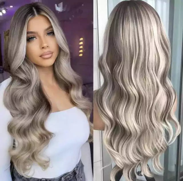 Premium Fiber Lace Wig - Free Part