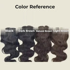 Human Hair Topper without Fringe - Silk Base