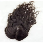 Human Hair Topper without Fringe - Silk Base