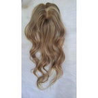 Blonde Human Hair Topper - Silk Base