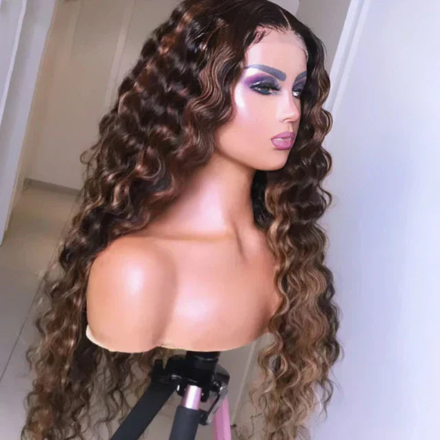 Curly Human Hair Lace Wig