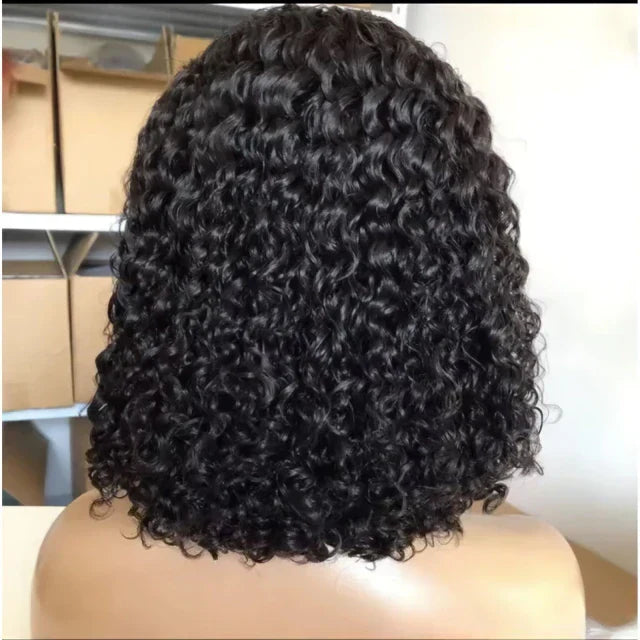 Curly Human Hair Lace Wig