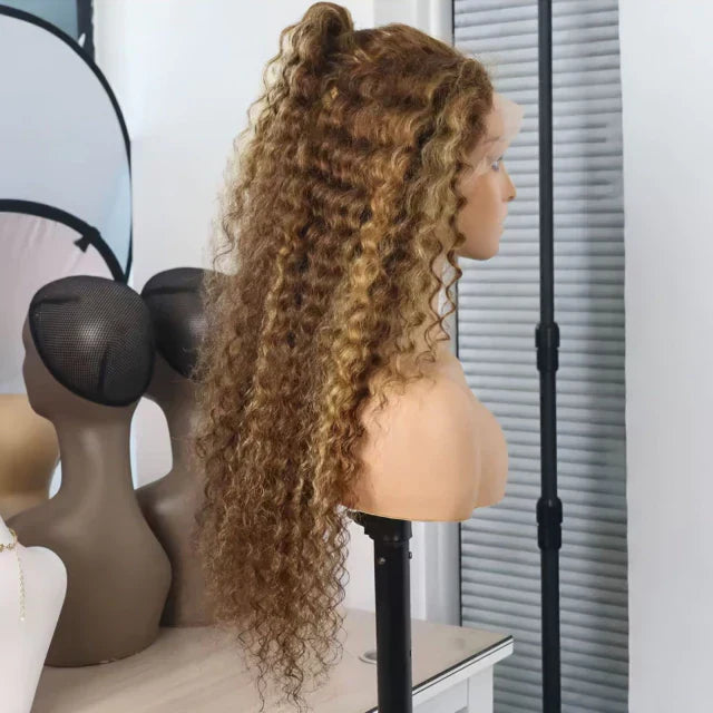 Curly Human Hair Lace Wig
